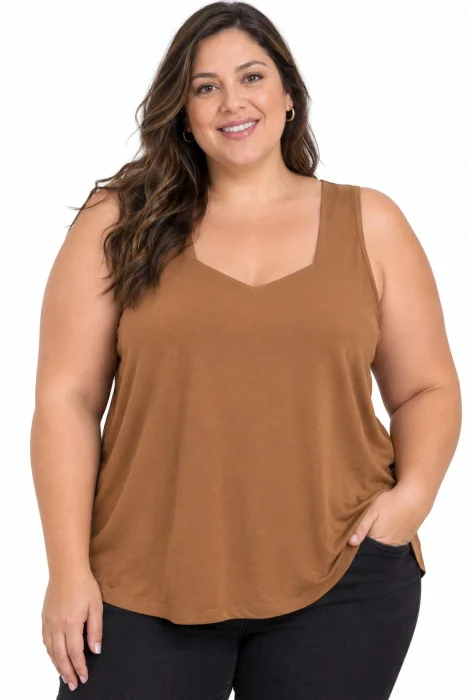 Musculosa de Modal Soft Escote Espejo Lisa Especial
