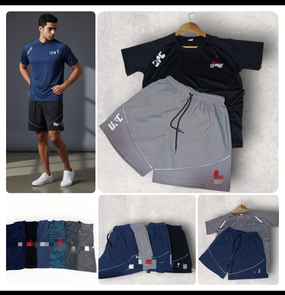 Conjuntos de Hombre (remeras+ Shorts Microfibra Plana) - Imagen 1