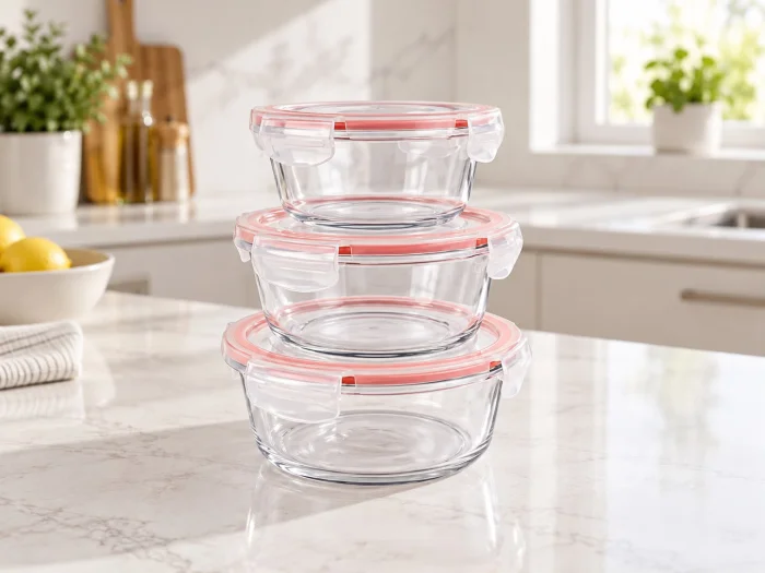 Set Tupper de Vidrio Borosilicato X3