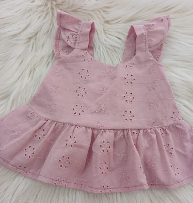 Blusa Beba Brodery Algodon