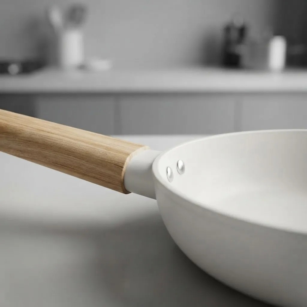 Bateria de Cocina Antihaderente 6 Pzas Mango Madera Nex Cook - Imagen 3