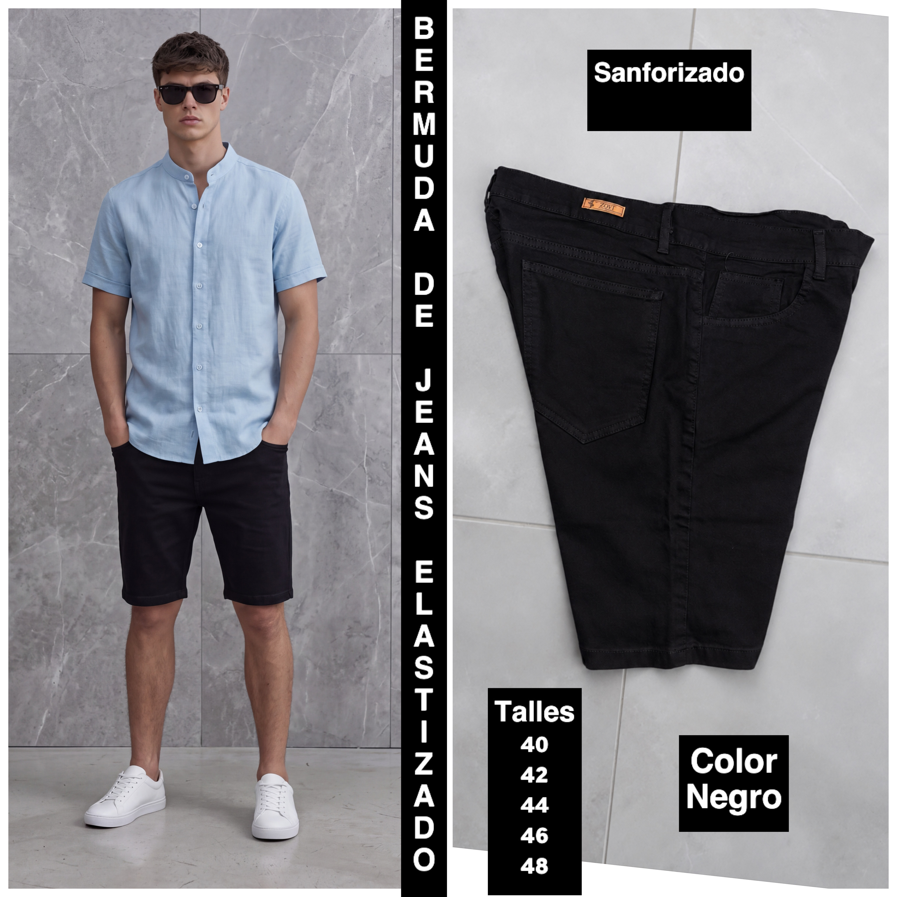 Bermuda de Jeans Elastizado - IMG_0914.jpeg