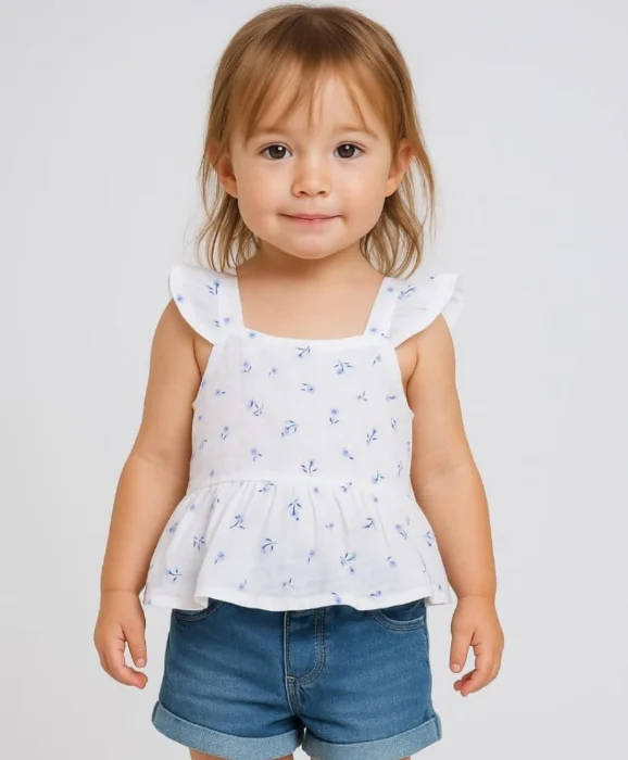 Blusa Beba Baby Coton