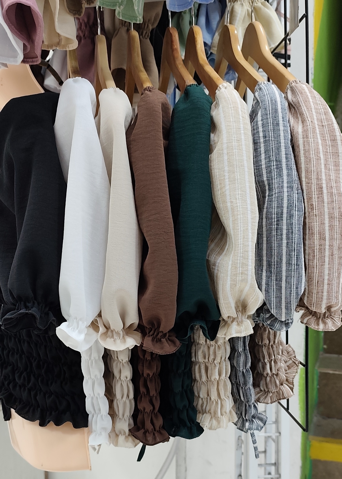 Blusa Frunce Manga Corta - Imagen 2