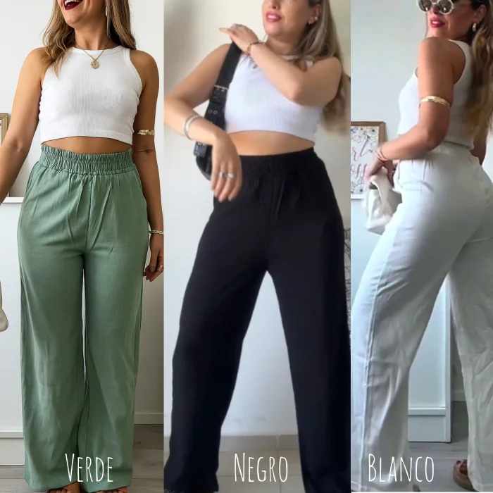 Palazo Lino Spandex