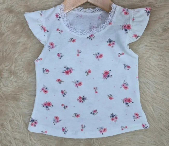 Musculosa Beba Volado Puntilla
