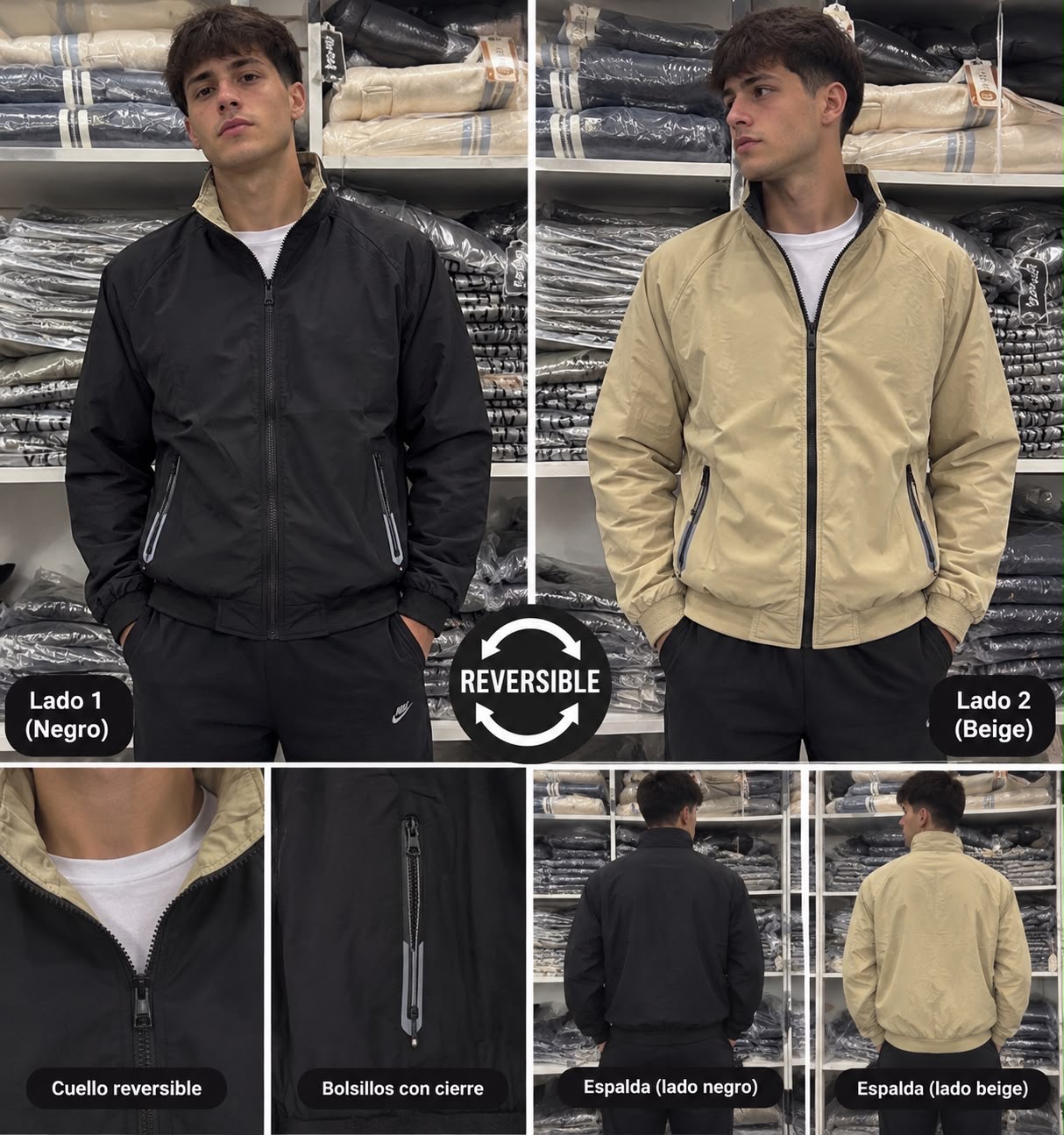 Campera Rompeviento Reversible Importado - 972c2ae0-05e4-4578-9a31-f11cbd7beb50.jpeg