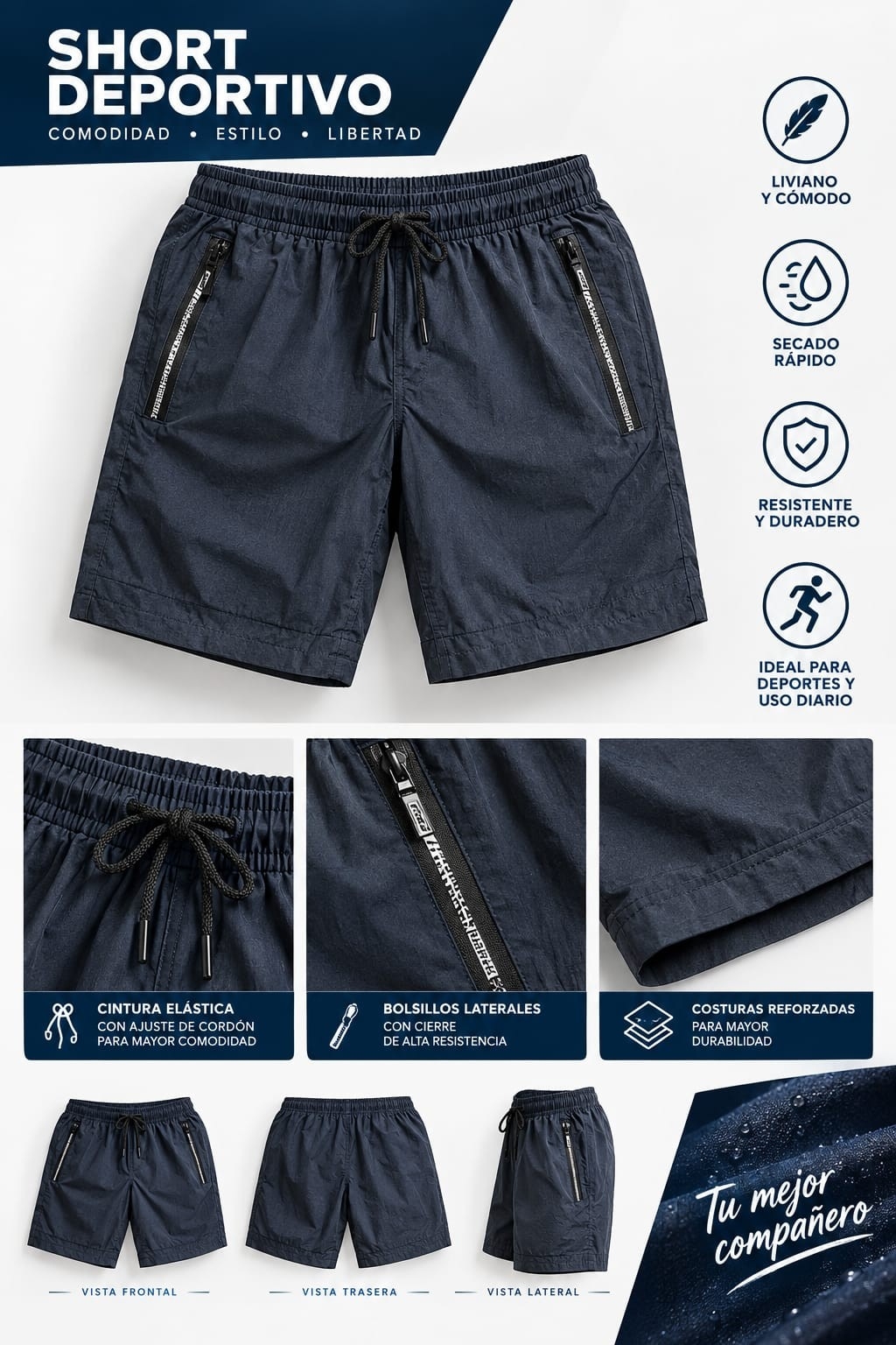 Short Deportivo  Importado - Imagen 2