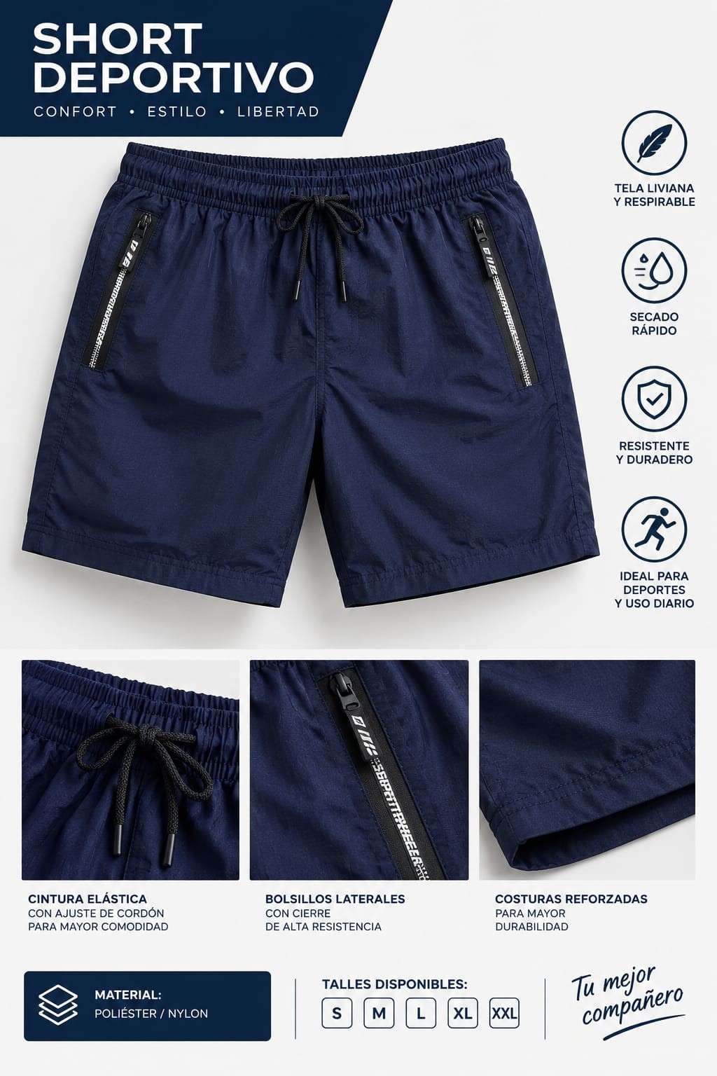 Short Deportivo  Importado - Imagen 3