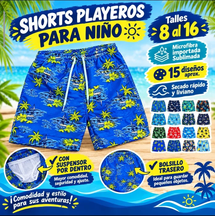 Shorts Playero Sublimados