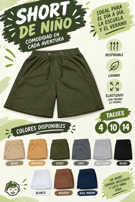 Shorts de Niño