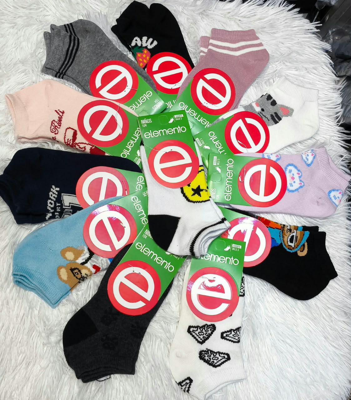 Soquetes Elemento de Niños Niñas - Imagen 2