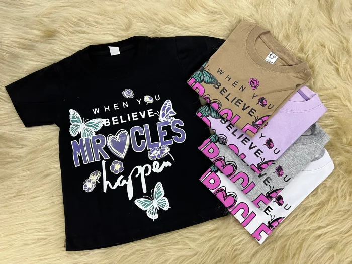 Remera de Algodón Estampada