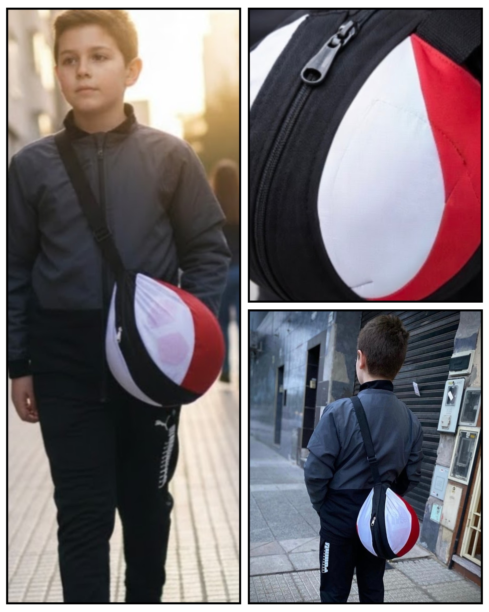 Portapelotas Pelota Fútbol Tipo Bandolera - Imagen 2