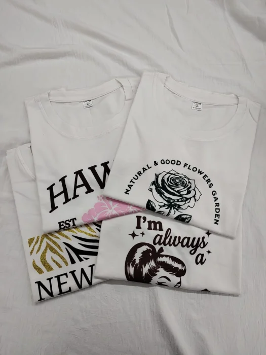Remeras de Dama Estampadas