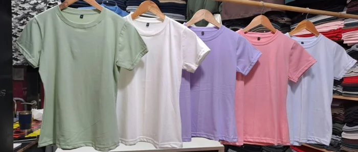 Remera Dama, Algodón Peinado