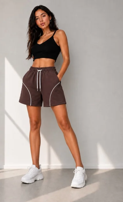 Short de Rústivo Peinado Liviano