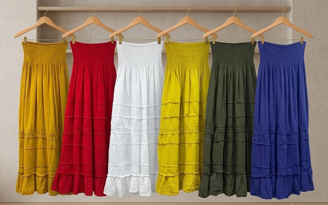 Pollera Bambula Estraple - Imagen 3