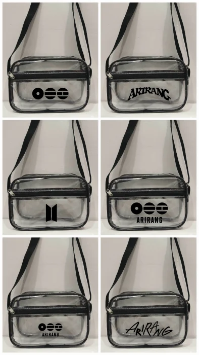 Bandolera Transparente de Bts