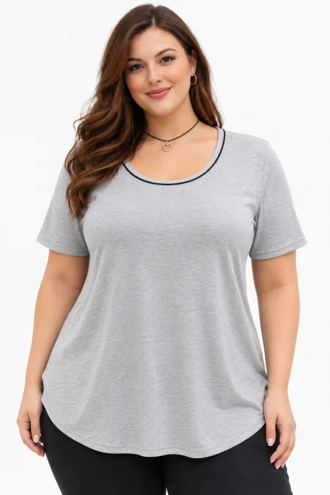 Blusa de Morley Viscosa Corte Evase