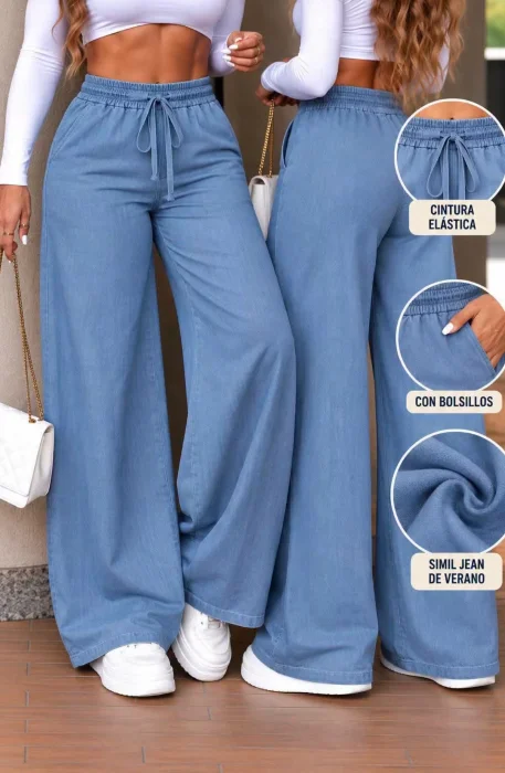 Palazo Semi Jeans Importado