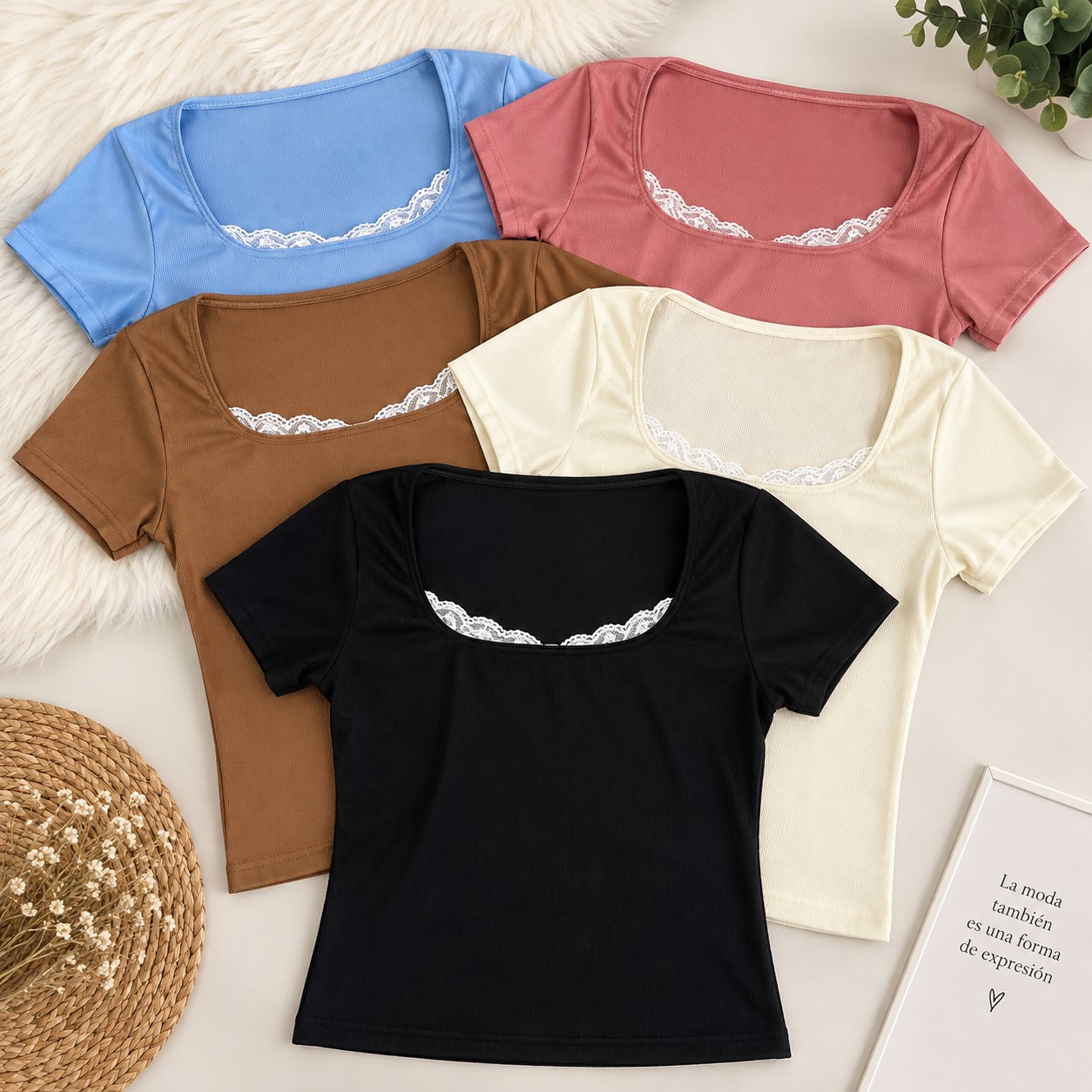 Remera C/encaje - Imagen 3