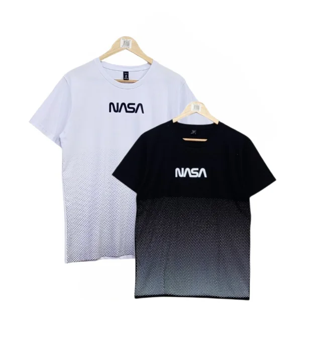 Remeras Estampados Nassa de Algodón Peinado