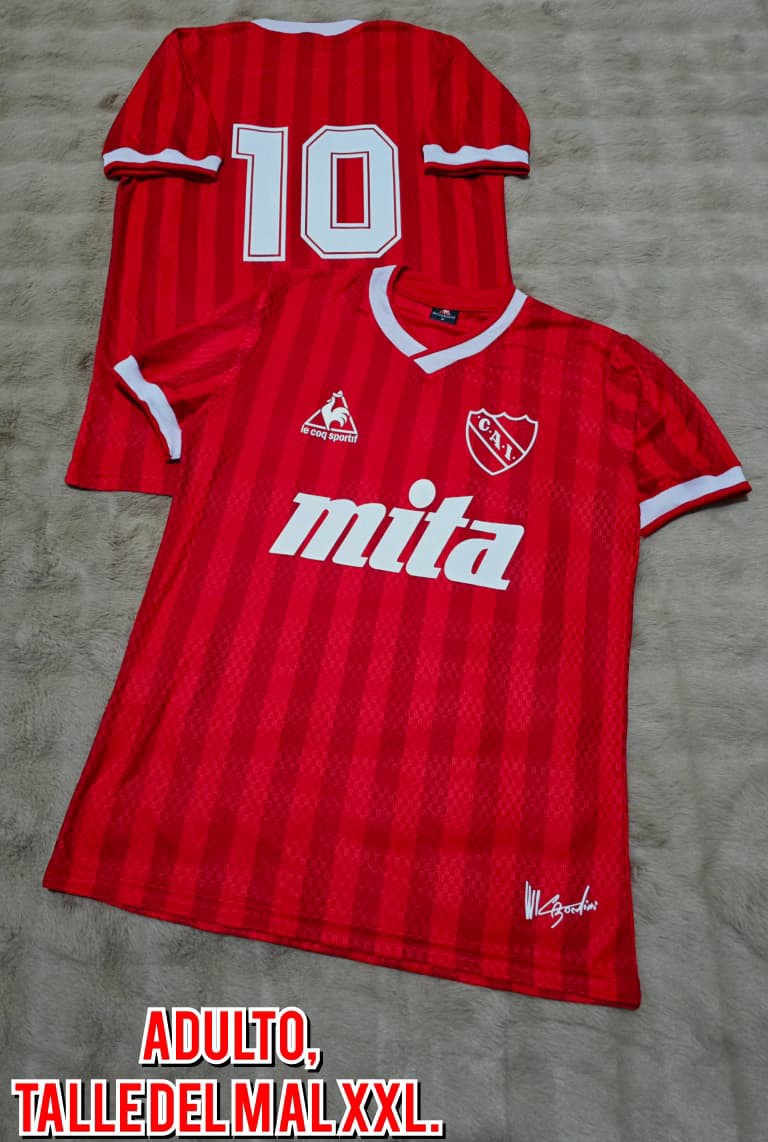 Camiseta Retro Independiente _bochini Temporada 1985 - Imagen 2