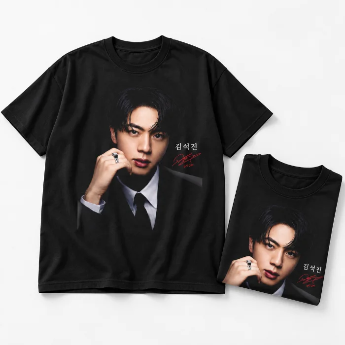 Remera Oversize "jin Bts" Adulto