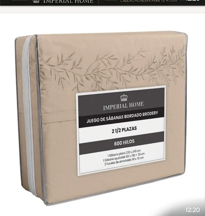 Sábanas Imperial con Broderi