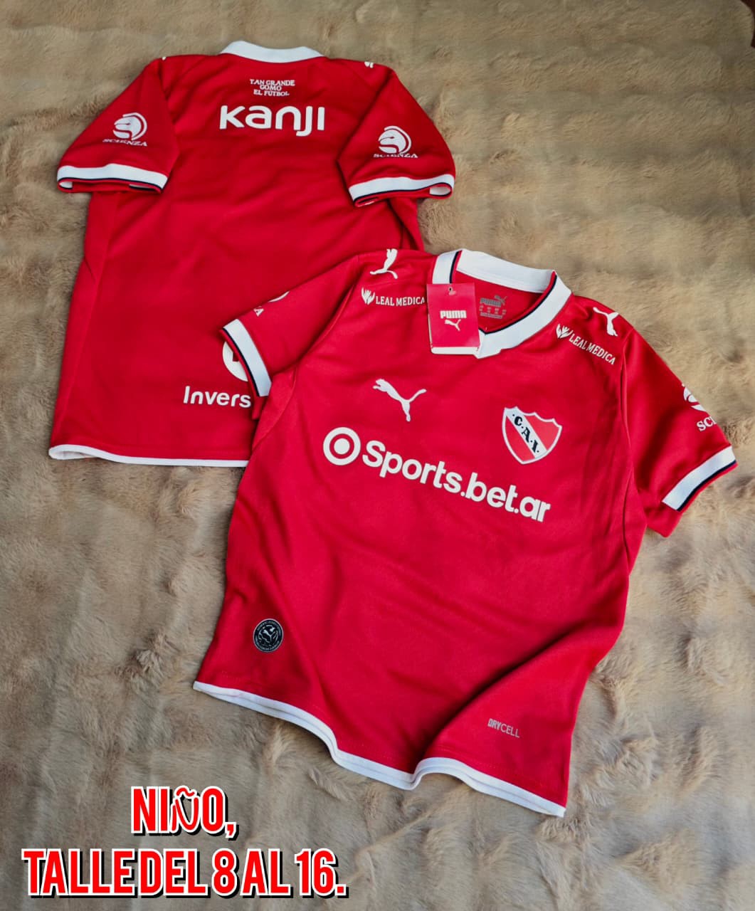 Camiseta Titular Independiente ,niño Modelo 2026. - Imagen 2