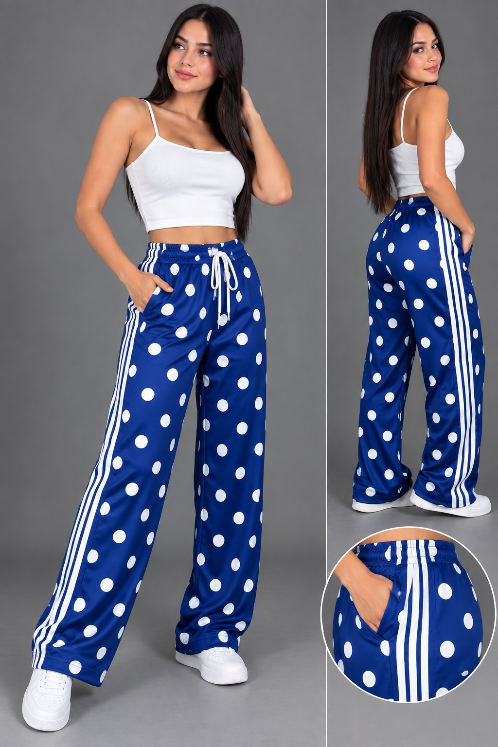 Pantalones Plazo Laycra sin Frisa Muy Lindo Calidad - Imagen 7