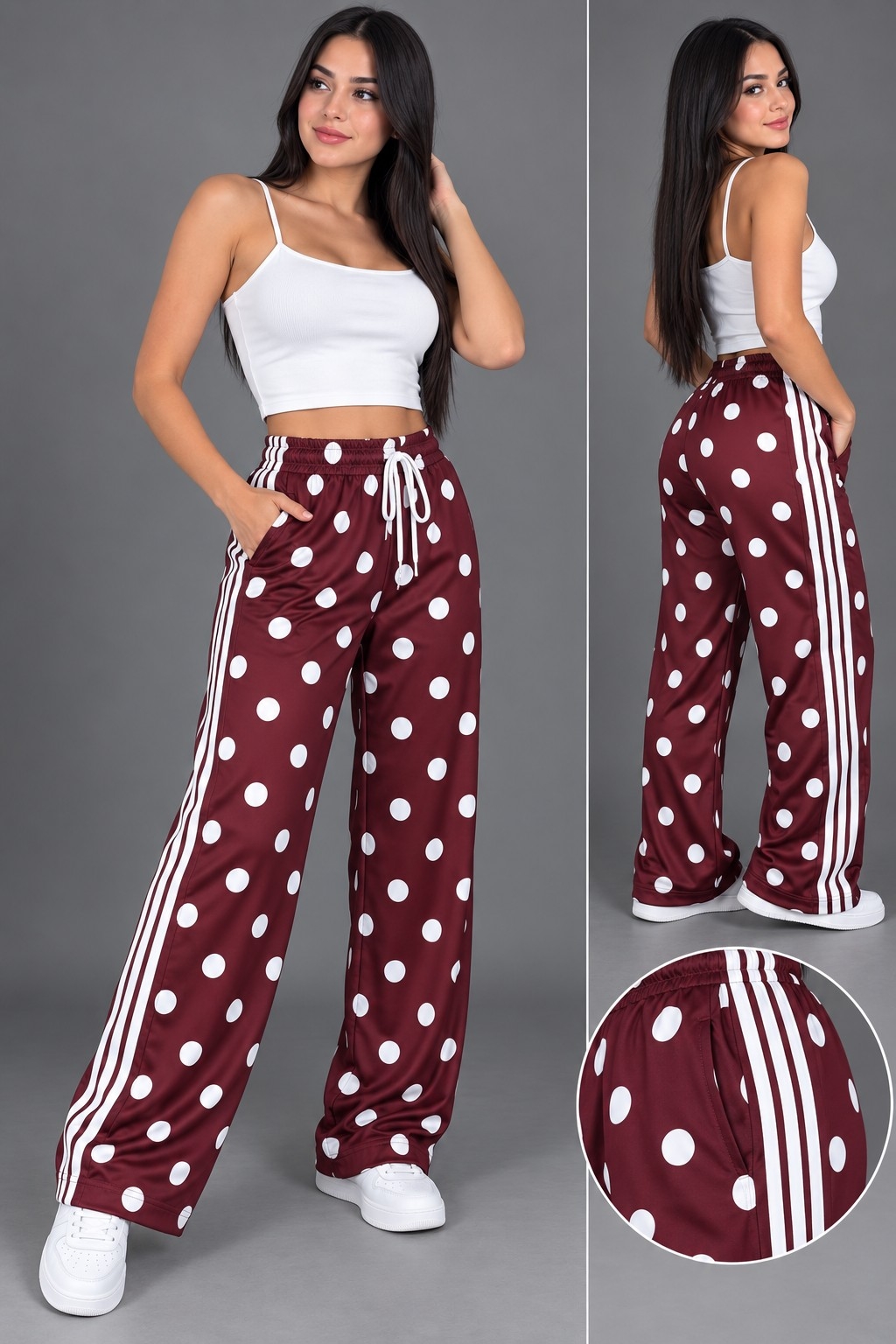 Pantalones Plazo Laycra sin Frisa Muy Lindo Calidad - Imagen 8