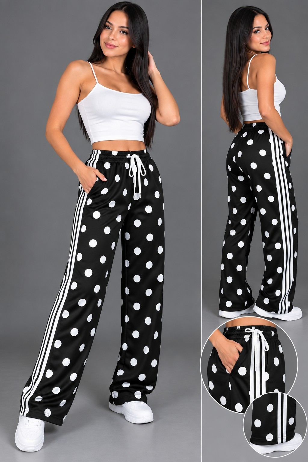 Pantalones Plazo Laycra sin Frisa Muy Lindo Calidad - Imagen 9