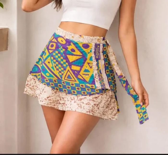 Pollera Indú Mil Formas Mini Varios Estampados