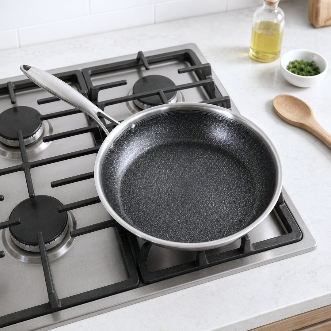 Sarten Antiadherente 30 Cm Acero Inoxidable Steel - Cod: Sbk-us1310 - sarten-antiadherente-30-cm-acero-inoxidable-steel.png
