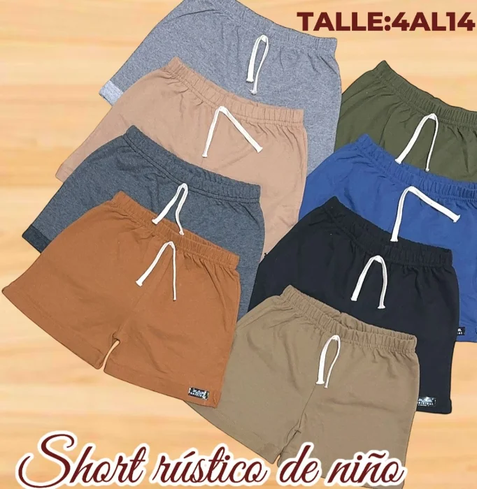 Short Nene Rustico Algodon