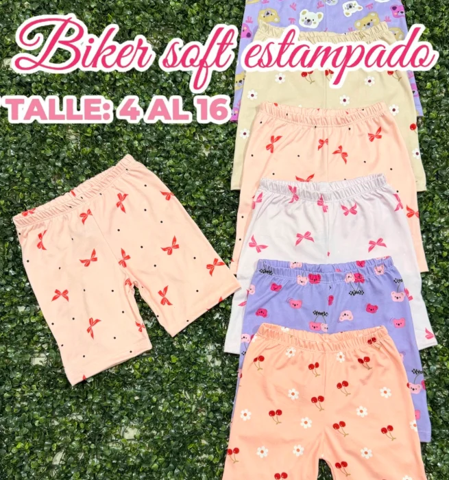 Biker Soft Estampado Nena