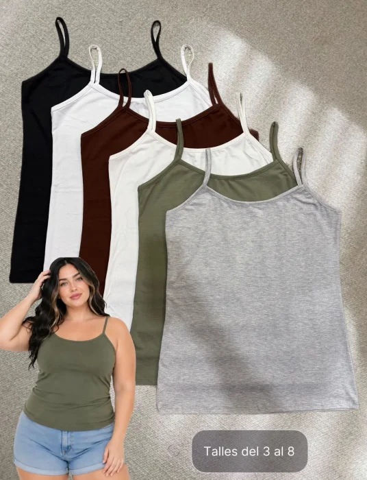 Musculosas Básicas de Modal Viscosa