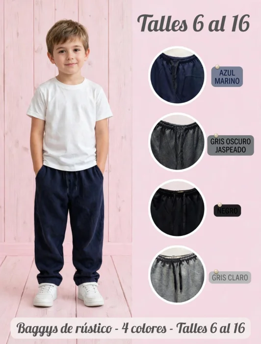 Pantalon Baggy de Rustico