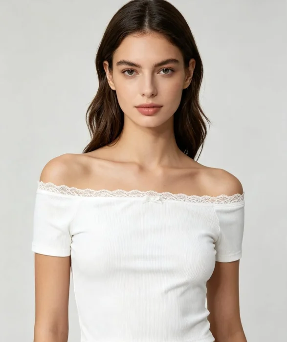 Remera Cuello Bote Talle Único