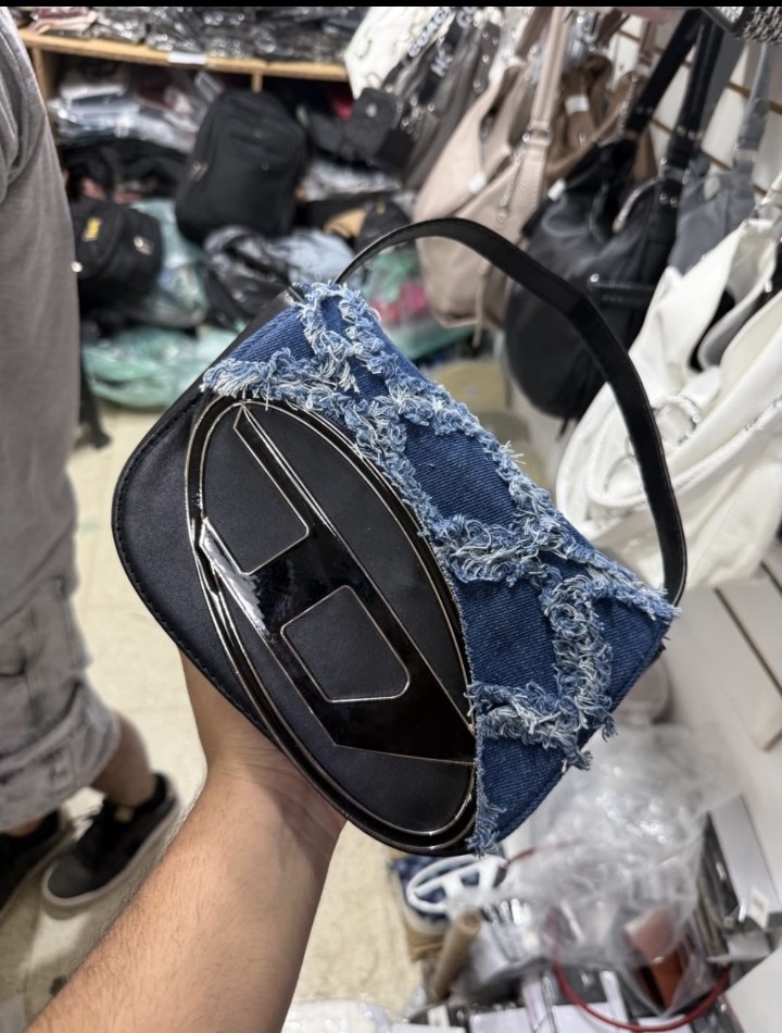 Cartera Mini Bag Dsl (engomada/brillosa/jeans y Eco Cuero) - Imagen 3
