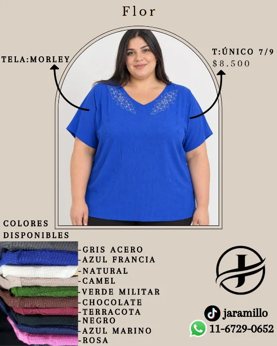 De Morley Viscosa Laycra D Flor