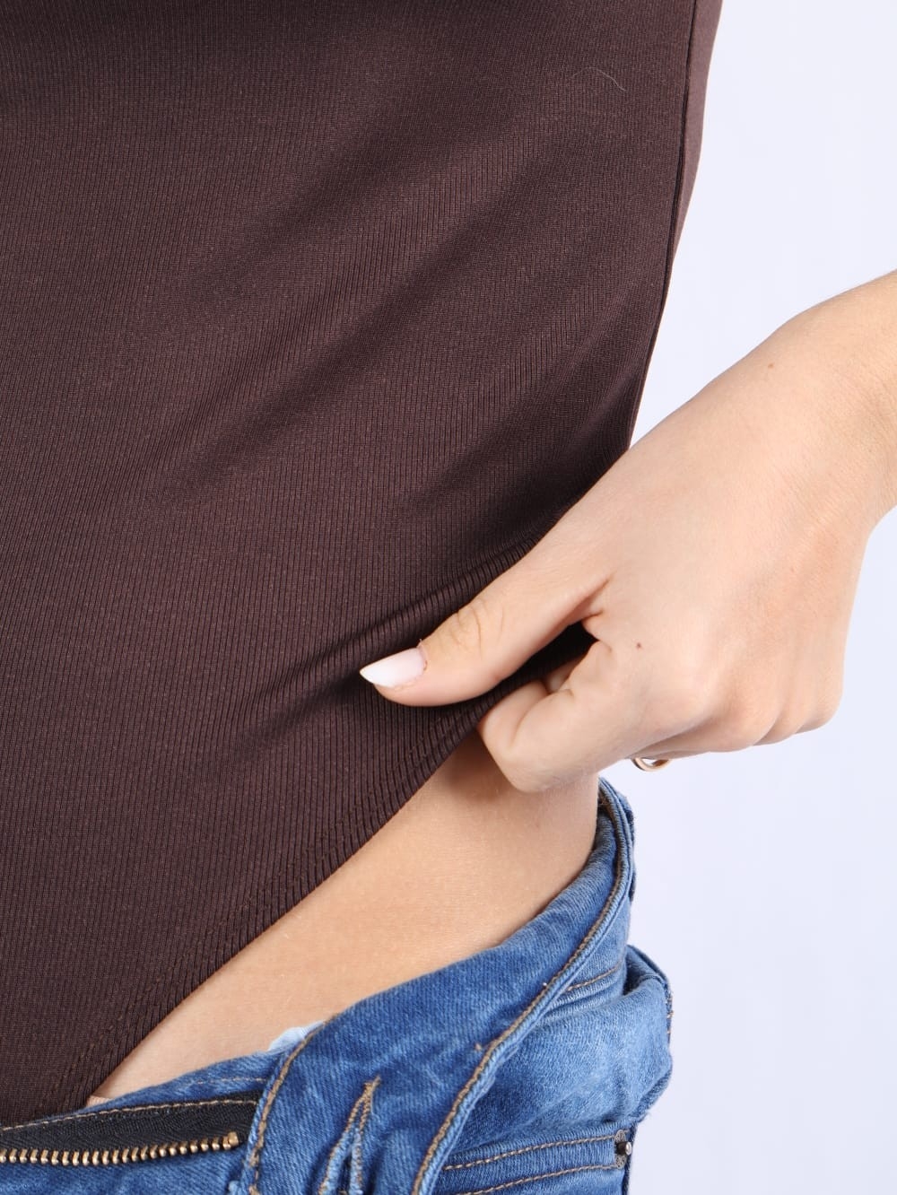 Body Micro Morley 1x1 Escote V - Imagen 7