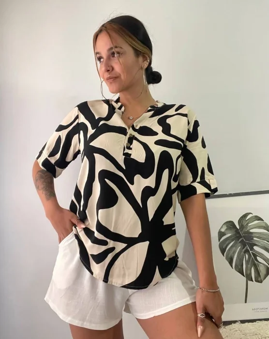 Camisola de Poplin.