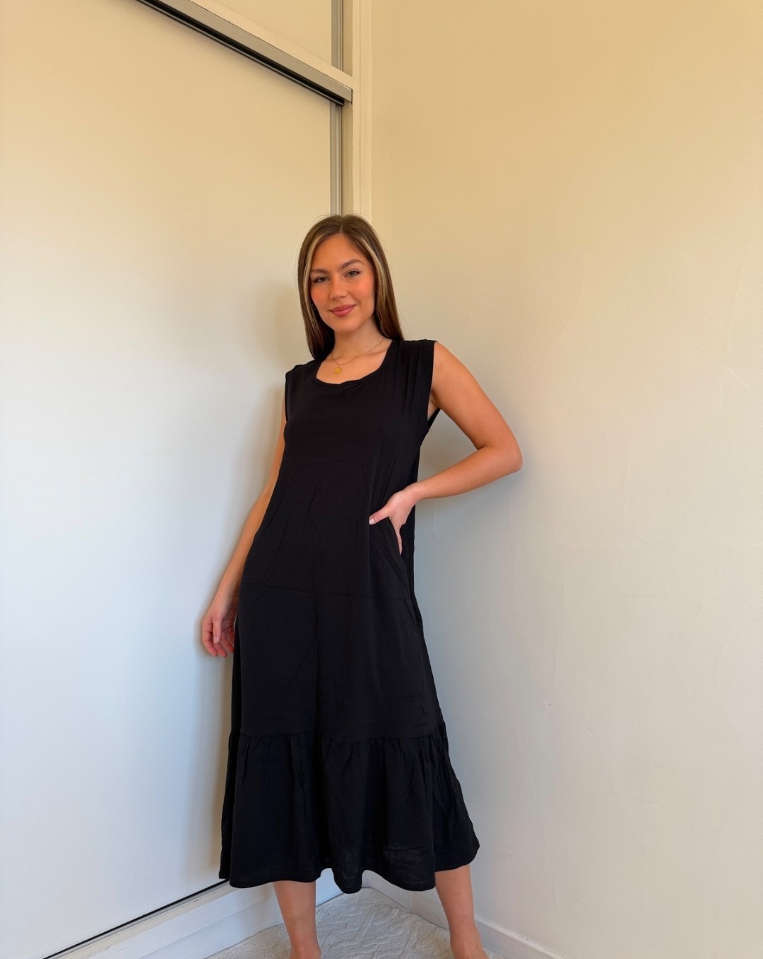 Vestido de Lino Spandex - Imagen 2