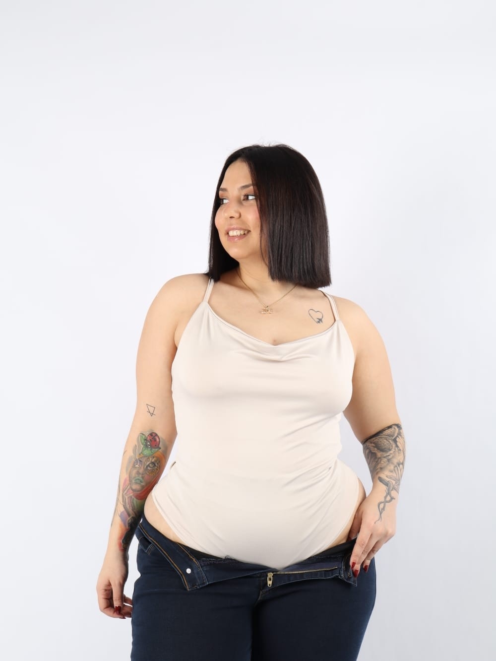 Body Musculosa Escote Buche Microfibra - Imagen 5