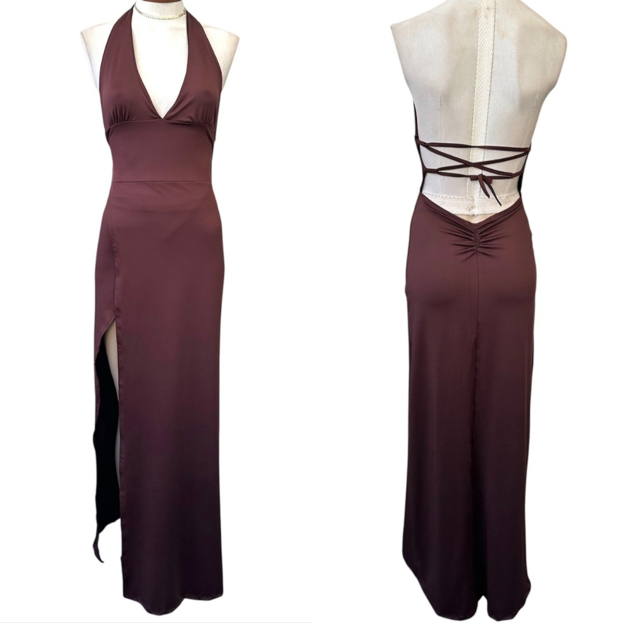 Vestido Largo Halter # 3 - Imagen 2