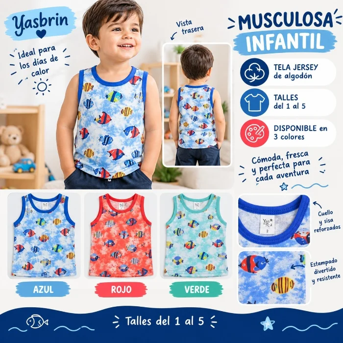 Músculos  Peces Bebe