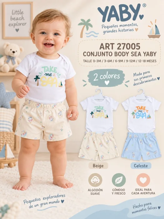 Art 27005 Conjunto Body Sea Yaby
